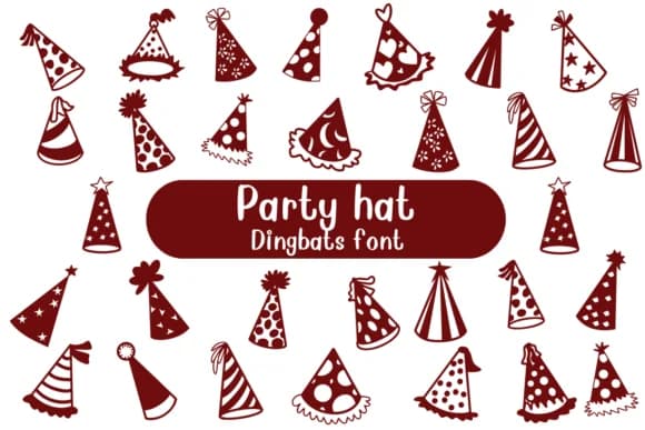 Party Hat by Nongyao — Dingbats Font