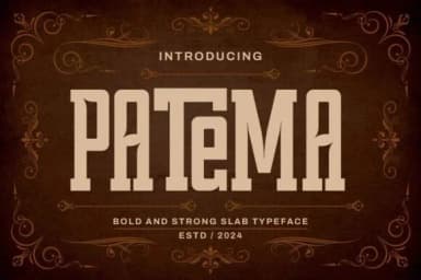 Patema by afkaristudio — Slab Serif Font — thumbnail 1