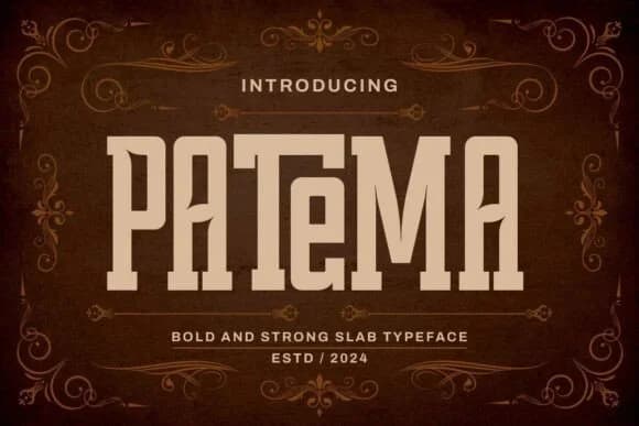 Patema by afkaristudio — Slab Serif Font