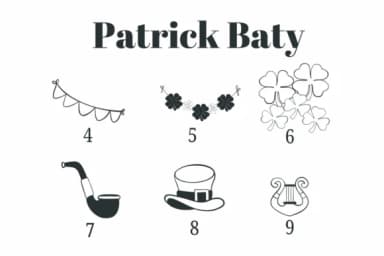 Patrick Baty by Suphitchaya — Dingbats Font — thumbnail 4
