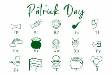Patrick Day by Suphitchaya — Dingbats Font — thumbnail 3