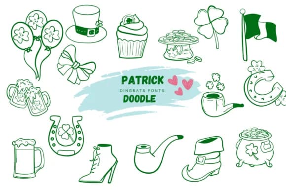 Patrick Doodle by Suphitchaya — Dingbats Font