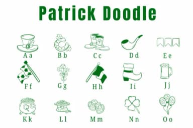 Patrick Doodle by Suphitchaya — Dingbats Font — thumbnail 2