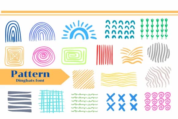 Pattern by Apiwat Type — Dingbats Font