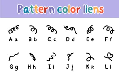 Pattern Color Lines by Chonada — Dingbats Font — thumbnail 2