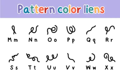 Pattern Color Lines by Chonada — Dingbats Font — thumbnail 3