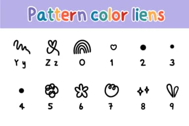 Pattern Color Lines by Chonada — Dingbats Font — thumbnail 4