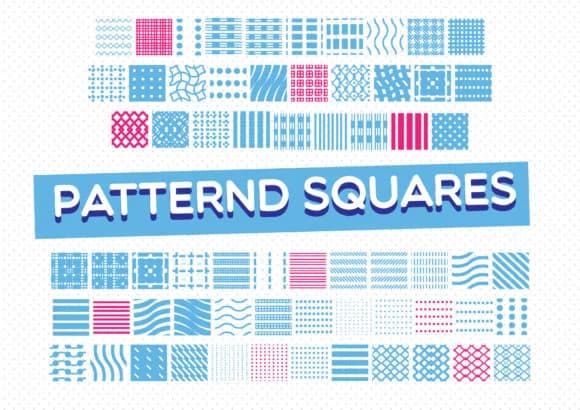 Patterned Squares by GraphicsBam Fonts — Dingbats Font