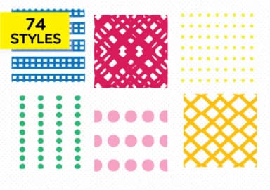 Patterned Squares by GraphicsBam Fonts — Dingbats Font — thumbnail 3