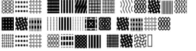 Patterned Squares by GraphicsBam Fonts — Dingbats Font — thumbnail 5