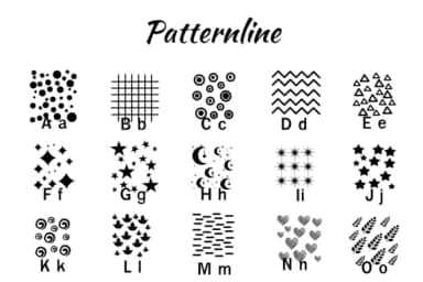 Patternline by Nun Sukhwan — Dingbats Font — thumbnail 2