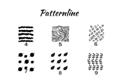 Patternline by Nun Sukhwan — Dingbats Font — thumbnail 4
