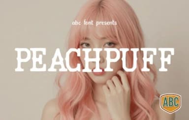 Peachpuff by ABC Font — Slab Serif Font — thumbnail 1