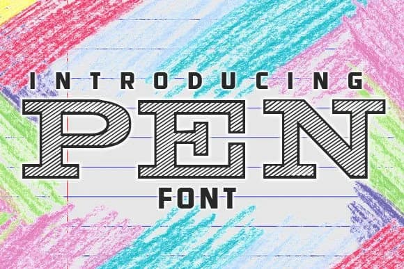 Pen by vladimirnikolic — Slab Serif Font