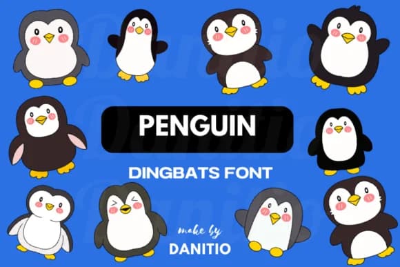 Penguin by danita.kukkai — Dingbats Font
