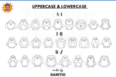 Penguin by danita.kukkai — Dingbats Font — thumbnail 2