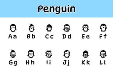 Penguin by Chonada — Dingbats Font — thumbnail 2