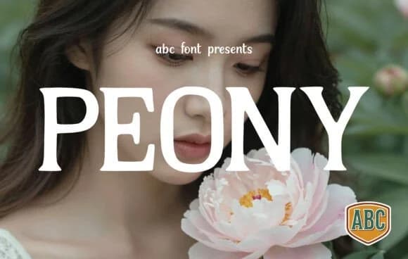 Peony by ABC Font — Slab Serif Font