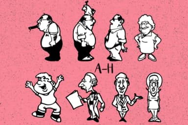 People Cartoon by Minimalistartstudio — Dingbats Font — thumbnail 2