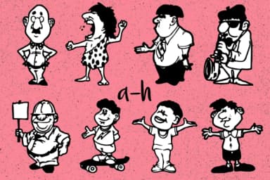 People Cartoon by Minimalistartstudio — Dingbats Font — thumbnail 6