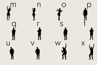 People Silhouettes by Minimalistartstudio — Dingbats Font — thumbnail 5