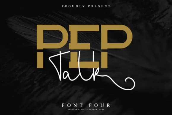 Pep Talk by EdricStudio — Slab Serif Font