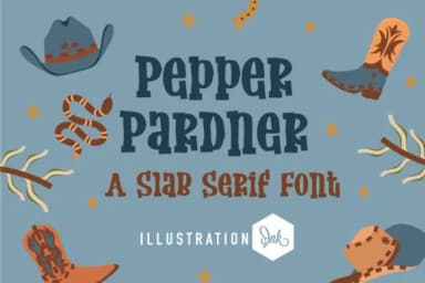 Pepper Pardner by Illustration Ink — Slab Serif Font — thumbnail 8