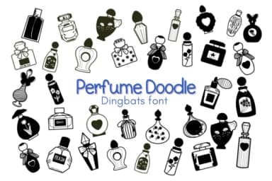 Perfume Doodle by Nun Sukhwan — Dingbats Font — thumbnail 1