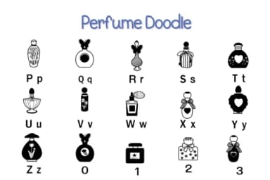 Perfume Doodle by Nun Sukhwan — Dingbats Font — thumbnail 3