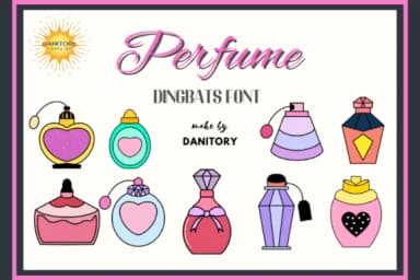 Perfumes by danita.kukkai — Dingbats Font — thumbnail 1
