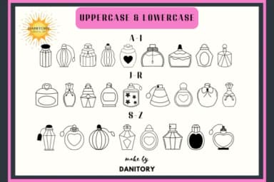 Perfumes by danita.kukkai — Dingbats Font — thumbnail 2
