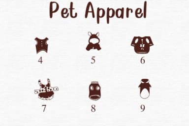 Pet Apparel by Nongyao — Dingbats Font — thumbnail 4