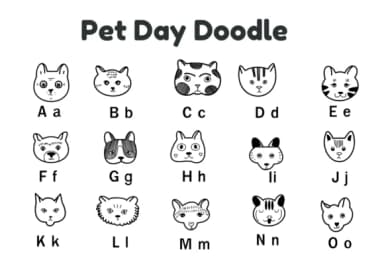 Pet Day Doodle by Nun Sukhwan — Dingbats Font — thumbnail 5