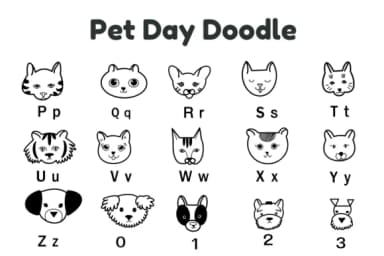 Pet Day Doodle by Nun Sukhwan — Dingbats Font — thumbnail 6