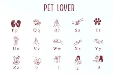 Pet Lover by Nongyao — Dingbats Font — thumbnail 3