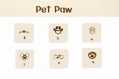 Pet Paw by Ketsarin — Dingbats Font — thumbnail 4