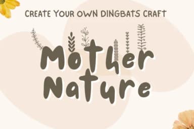 Petaline Dingbat by Sharon ( DmStudio ) — Dingbats Font — thumbnail 2