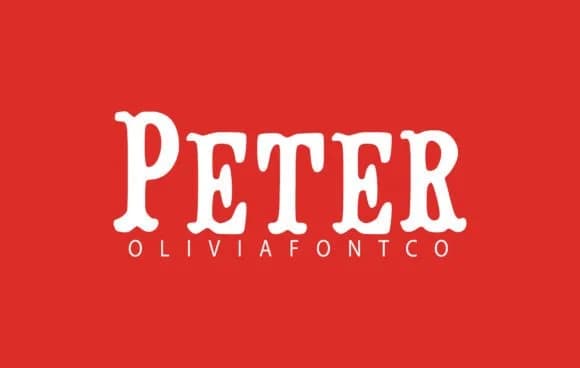 Peter by OliviaFontCo — Slab Serif Font
