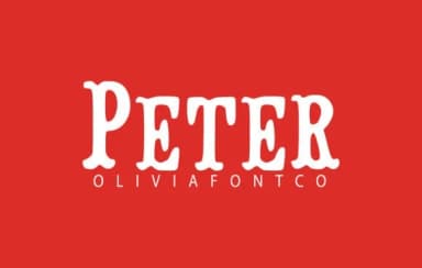 Peter by OliviaFontCo — Slab Serif Font — thumbnail 1
