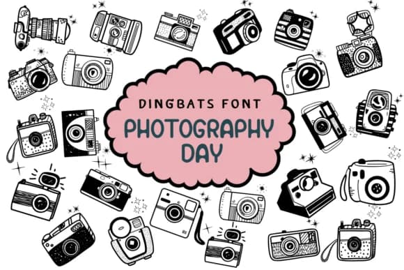 Photography Day by Nun Sukhwan — Dingbats Font
