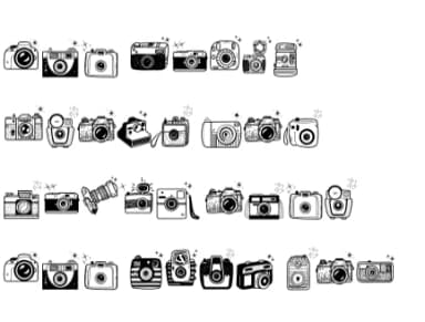 Photography Day by Nun Sukhwan — Dingbats Font — thumbnail 8
