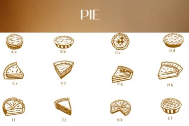 Pie by Heartcraft Atelier — Dingbats Font — thumbnail 2