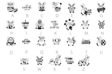 Piggy Polies Dingbats by Illustration Ink — Dingbats Font — thumbnail 6