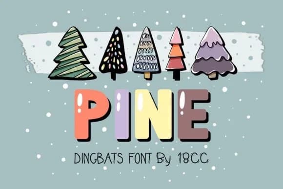 Pine by DREAMs Soul G. — Dingbats Font