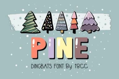 Pine by DREAMs Soul G. — Dingbats Font — thumbnail 1