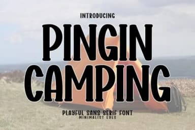 Pingin Camping by Minimalist Eyes — Slab Serif Font — thumbnail 1