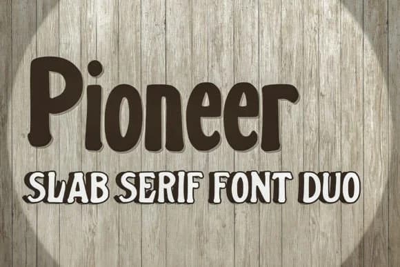 Pioneer by The Tenacious Type Studio — Slab Serif Font