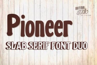 Pioneer by The Tenacious Type Studio — Slab Serif Font — thumbnail 4