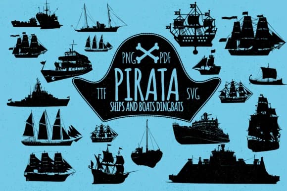 Pirata by Minimalistartstudio — Dingbats Font