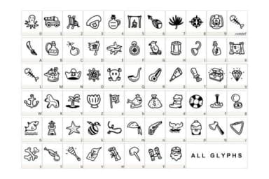 Pirates by YandiDesigns — Dingbats Font — thumbnail 2